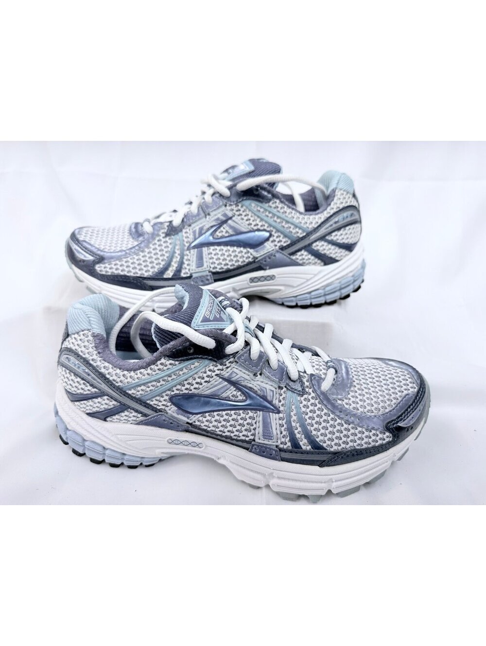 Brooks Adrenaline GTS 12 Running Shoe Womens 7.5 Blue Gray Training Walking - Picture 9 of 9